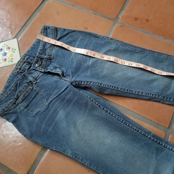 Y2K Campus Crew Medium/Light Wash No Back Pocket Flare Jean - Picture 8 of 12